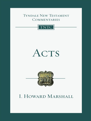 cover image of Acts: an Introduction and Commentary